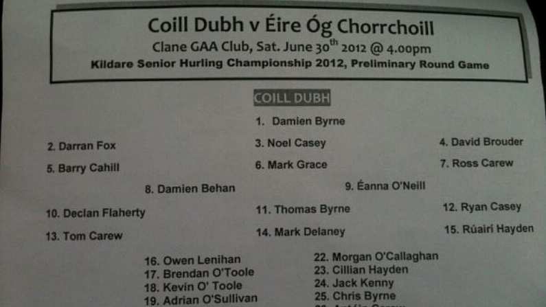 Seanie Johnston Not In The Coill Dubh Squad Today But...