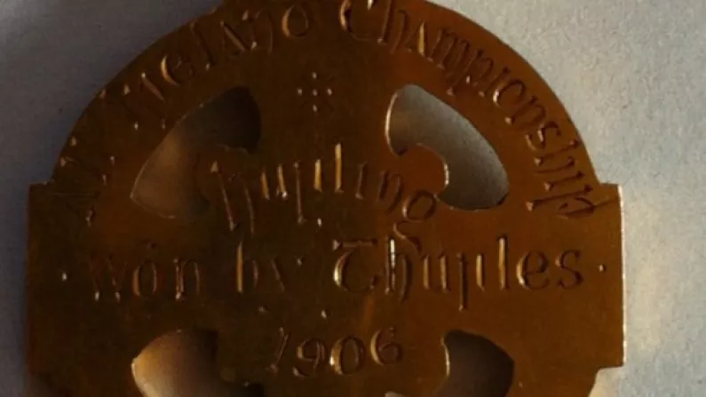 What An All-Ireland Hurling Medal From 1906 Looks Like