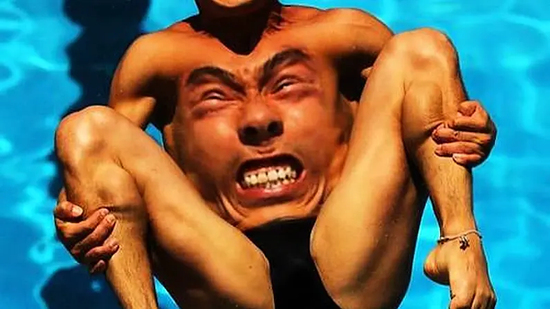 Definitely The Weirdest Diving Photoshop Of The Olympics