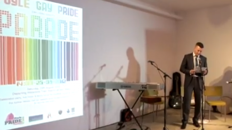 Dónal Óg Cusack's Speech To Launch Foyle Pride