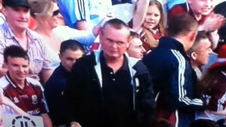 Probably The Most Mental Galway Hurling Fan At Croker Yesterday