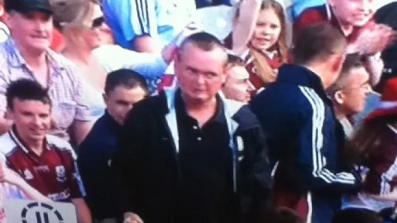 Probably The Most Mental Galway Hurling Fan At Croker Yesterday