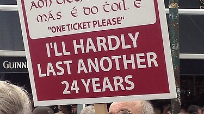 This Galway Fan Is Particularly Desperate For A Ticket.