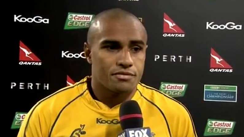 Awkward Will Genia Post Game Interview