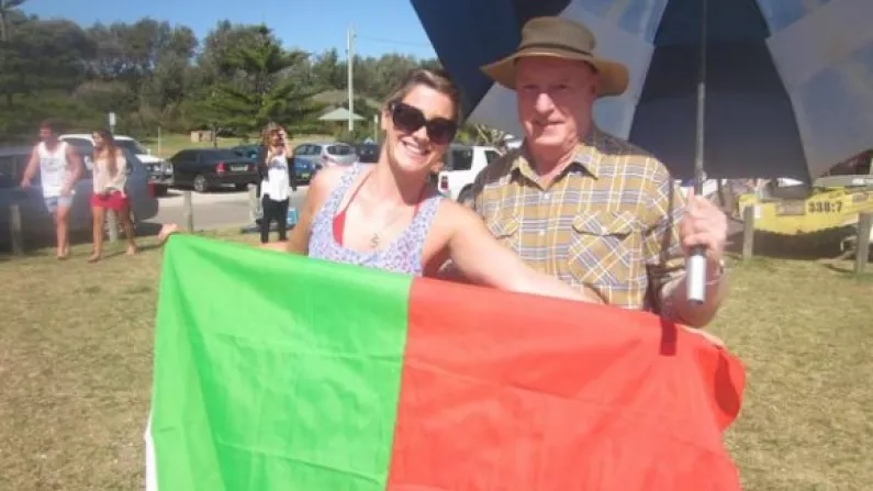 Does it get any better than Alf Stewart from Home and Away with a Mayo flag?
