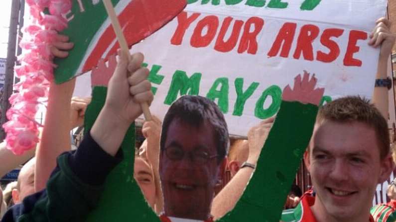 Mayo fans have a polite suggestion for Pat Spillane regarding Joe Brolly.