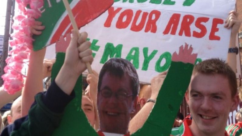 Mayo fans have a polite suggestion for Pat Spillane regarding Joe Brolly.