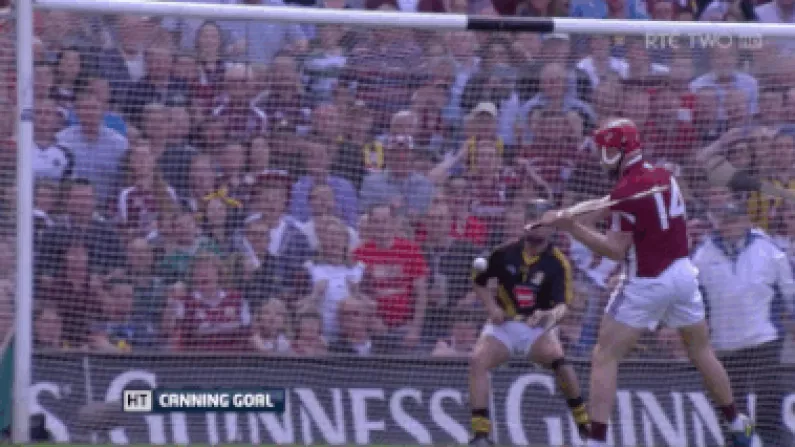 GIF: Joe Canning goal in slow motion from reverse angle.