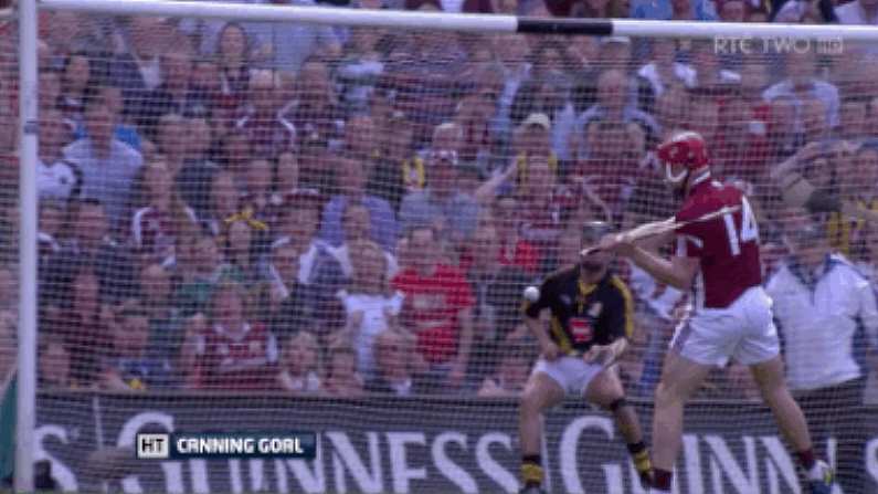 GIF: Joe Canning goal in slow motion from reverse angle.