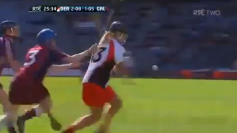 Kate McAnenly's Joe Canning-esque goal from the All-Ireland Intermediate Camogie Final.