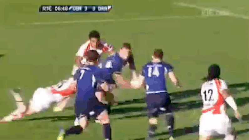 GIF: Brilliant Leinster try vs Dragons.