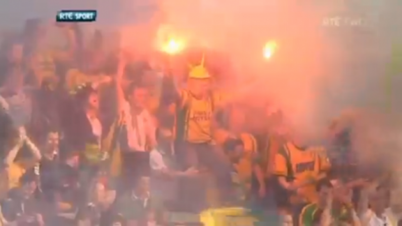 GIF: Flares on Hill 16.