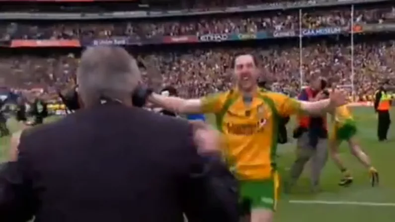 VIDEO: Father and son, Martin and Mark McHugh have an emotional post game moment.