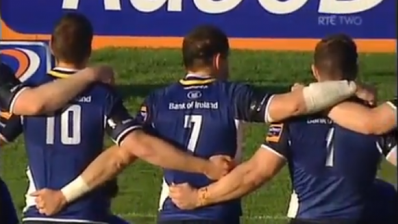 VIDEO: Leinster tribute to Nevin Spence on Saturday evening.