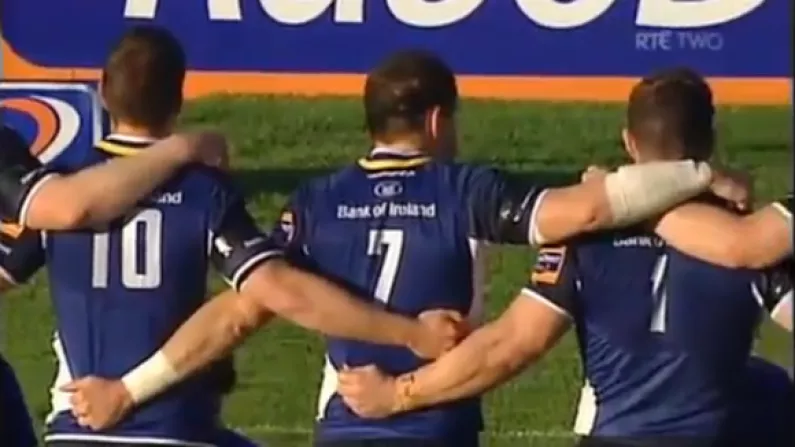 VIDEO: Leinster tribute to Nevin Spence on Saturday evening.