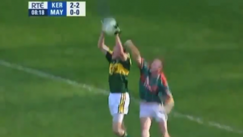 Spot the difference: Michael Murphy's goal against Mayo vs Kieran Donaghy's 2006 goal against Mayo.