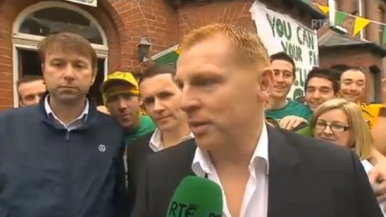 Celtic manager Neil Lennon was at the All-Ireland Football Final.