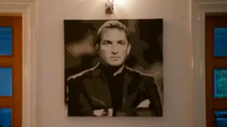 The Portrait Of Brendan Rodgers Hanging In The House Of Brendan Rodgers