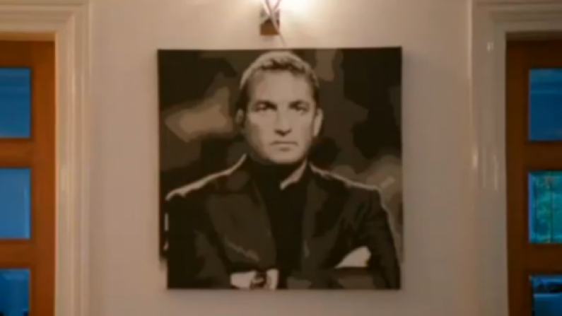 The Portrait Of Brendan Rodgers Hanging In The House Of Brendan Rodgers