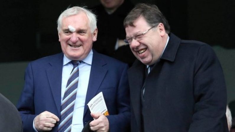 The Bertie And Biffo Show Returned To Croker Yesterday