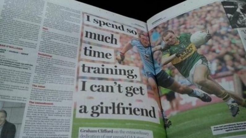 Darran O'Sullivan Refutes Claim He Can't Get A Girlfriend Becasue He Trains Too Much.