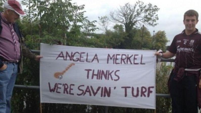 The Galway Angela Merkel Flag.