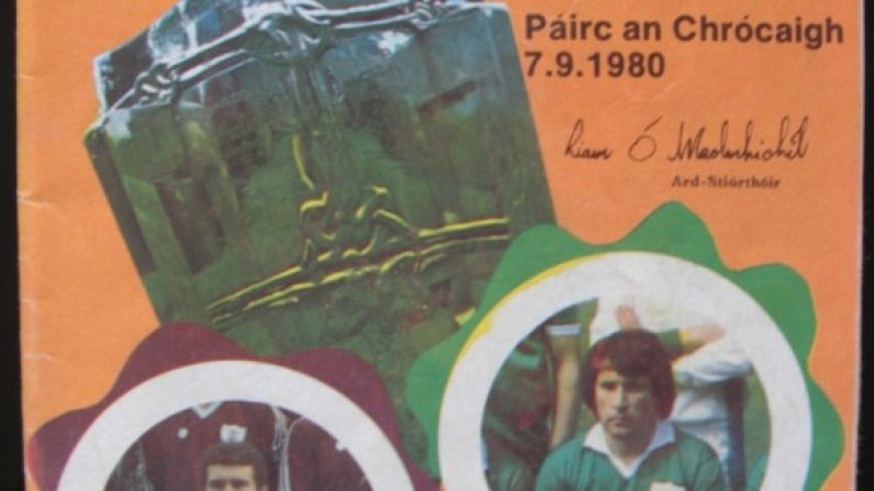 Some Of The Brilliant Things You'll Learn In The 1980 All-Ireland Hurling Final Programme