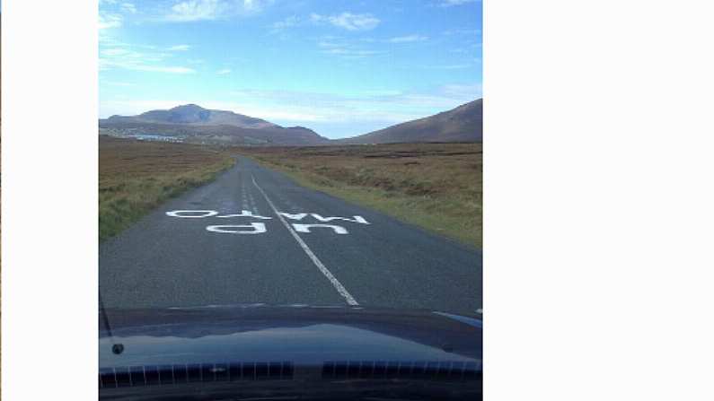 All Ireland Final Road In Mayo.