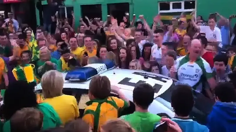 Two Guards From Mayo Attempting To Drive Through Buncrana Yesterday Afternoon