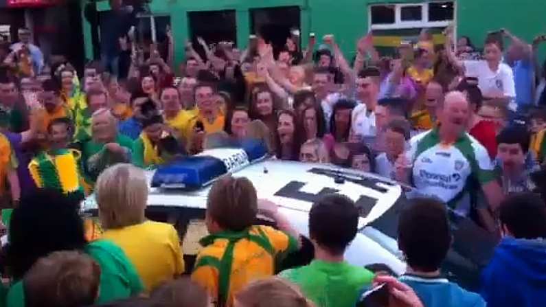 Two Guards From Mayo Attempting To Drive Through Buncrana Yesterday Afternoon