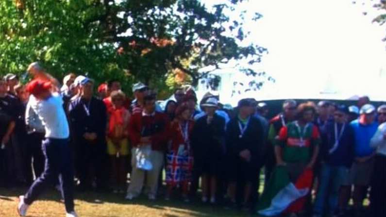 Mayo Jersey At The Ryder Cup.