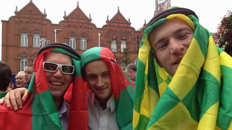 Photos Of The Atmosphere Outside Croker Yesterday