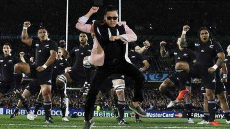 The All Blacks Do Gangnam Style.