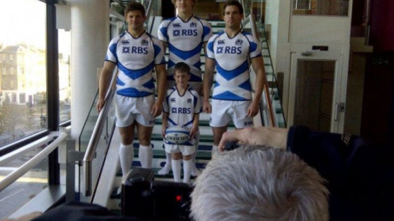 Scotland's new rugby jersey is not pleasing on the eye.