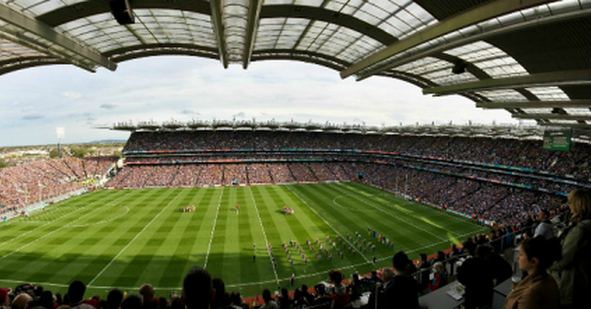 Excellent panoramic photo of Croke Park during the All-Ireland Hurling ...
