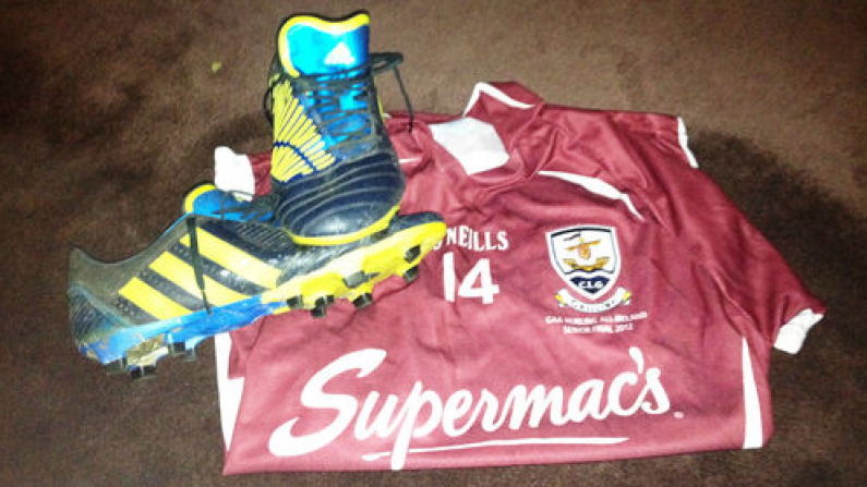 UNICEF Ireland is auctioning Joe Canning's All-Ireland Final boots and jersey for charity.
