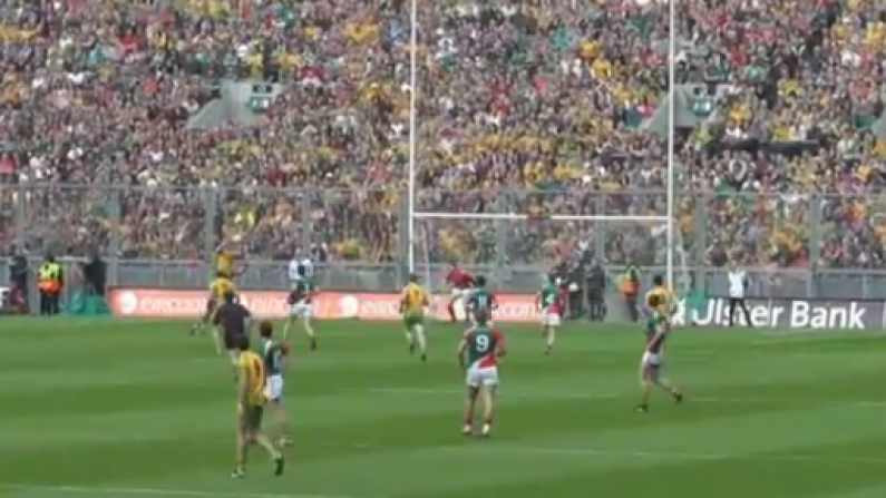 Awesome alternative view of Michael Murphy's All-Ireland Final goal.