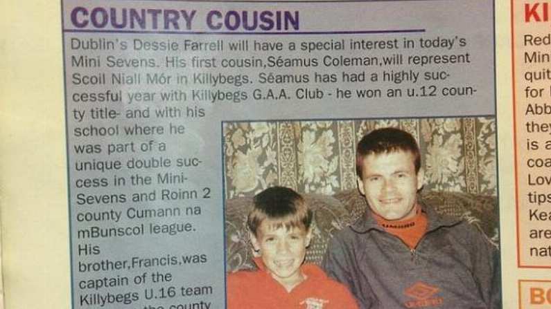 Today I Learned That Seamus Coleman Is First Cousins With Dessie Farrell