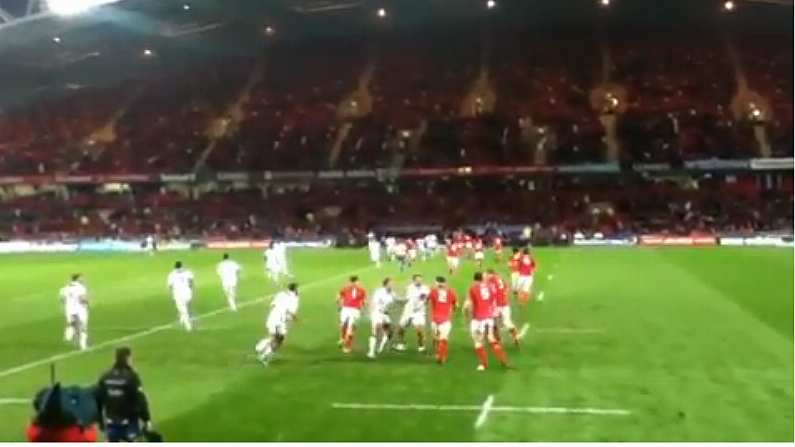 The Munster v Zebre Front Row Fight.