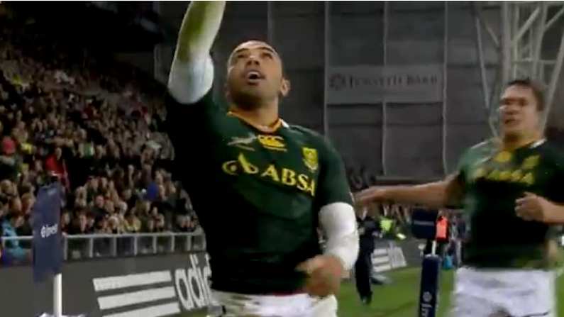 Springboks' Bryan Habana Wins IRPA Try Of The Year For 2012