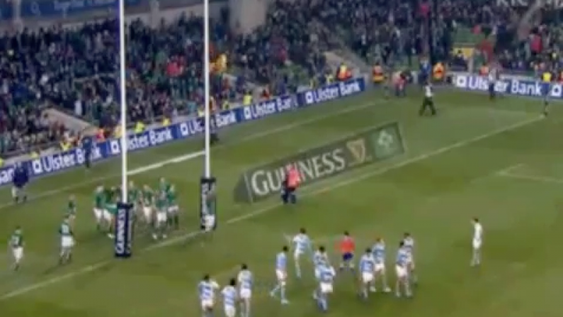 Did You Notice Donnacha O'Callaghan's Late Conversion Block Down On Saturday?