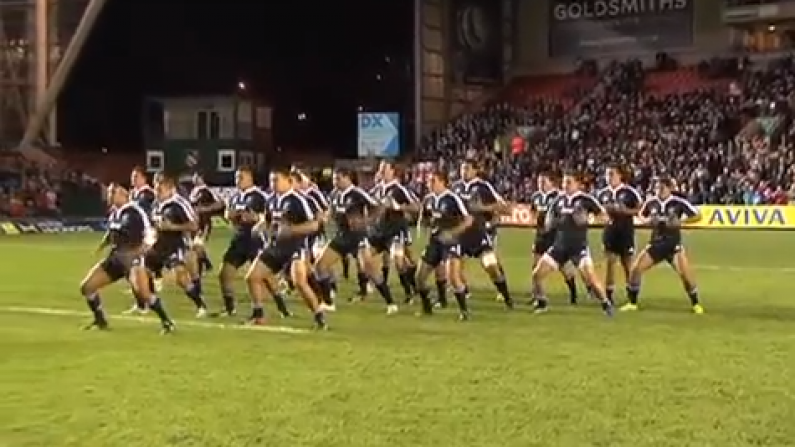 The All Black Maori's performed an epic version of the Haka on Tuesday night.