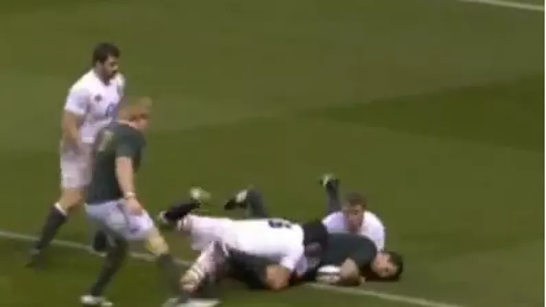 The Try That Cost England The Game Against South Africa Was Pretty Funny.