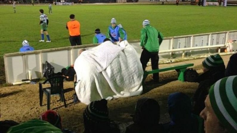 Cuddling On The Connacht Bench