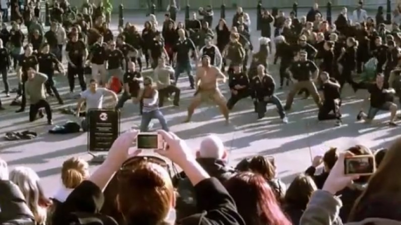 Haka Flash Mob In Trafalgar Square.