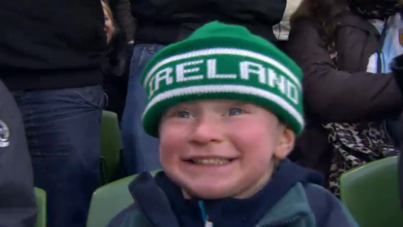 The Happiest Person At The Aviva