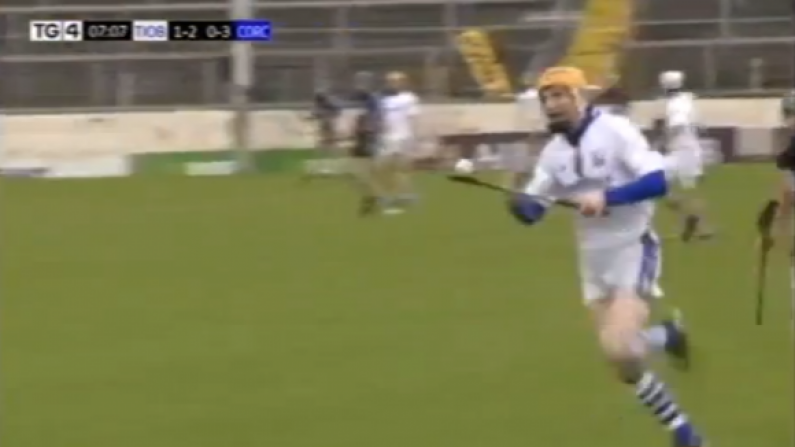 Lar Corbett slices through the Cork Sarsfields' defence in the Munster SHC semi-final.