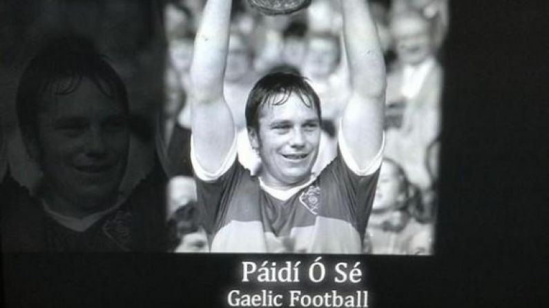Paidi O'Se Remembered On The BBC Sportsperson Of The Year Awards