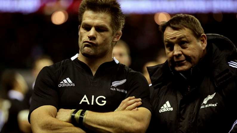 Richie McCaw Channels McKayla Maroney