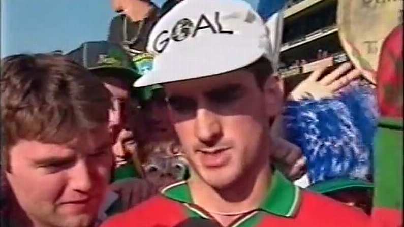 Watch: Mayo Keeper's Classic 1996 All-Ireland Final Post-Match Interview